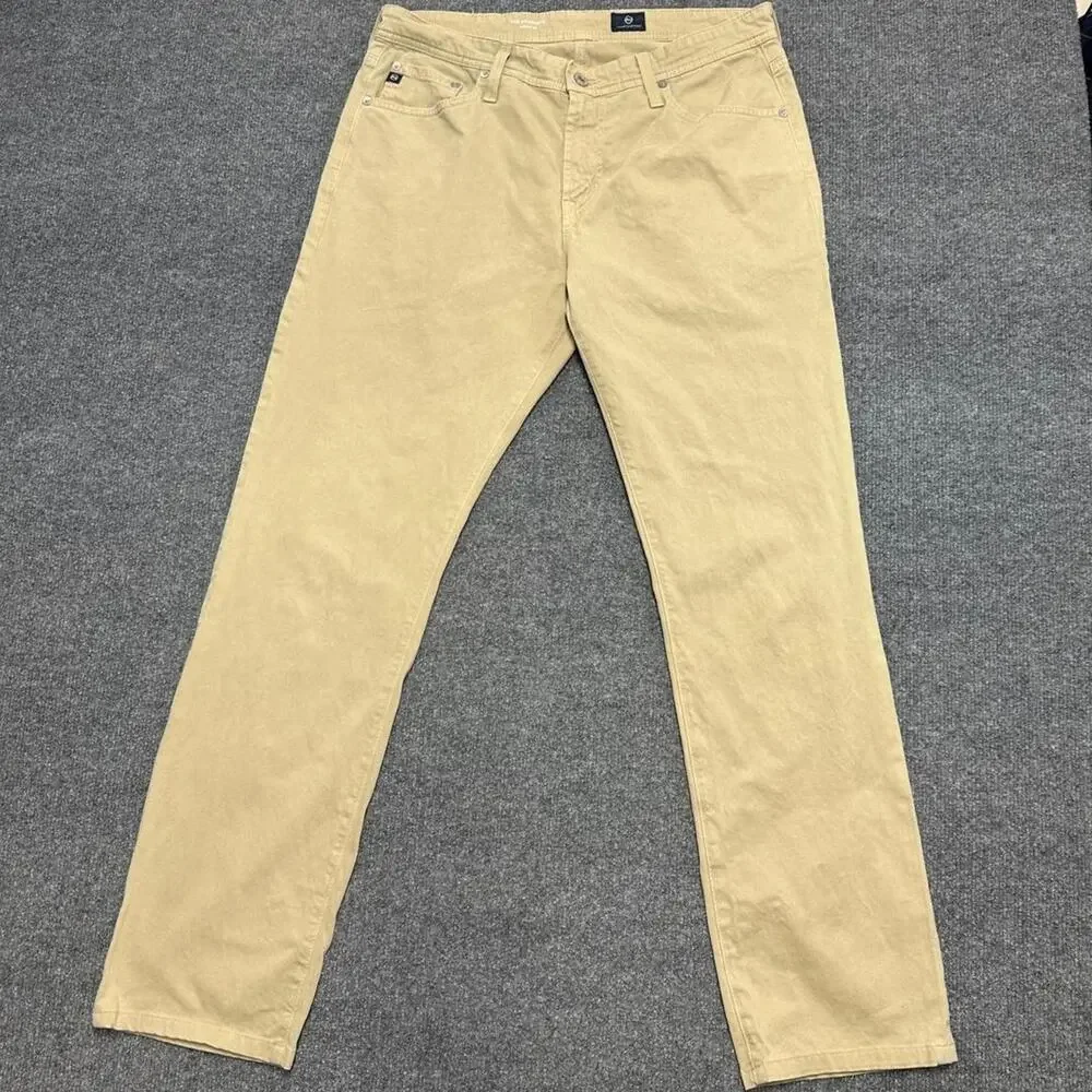 AG Men’s The Graduate SUD Pant Tailored Leg Slim Straight Relax Fit Khakis 33x32